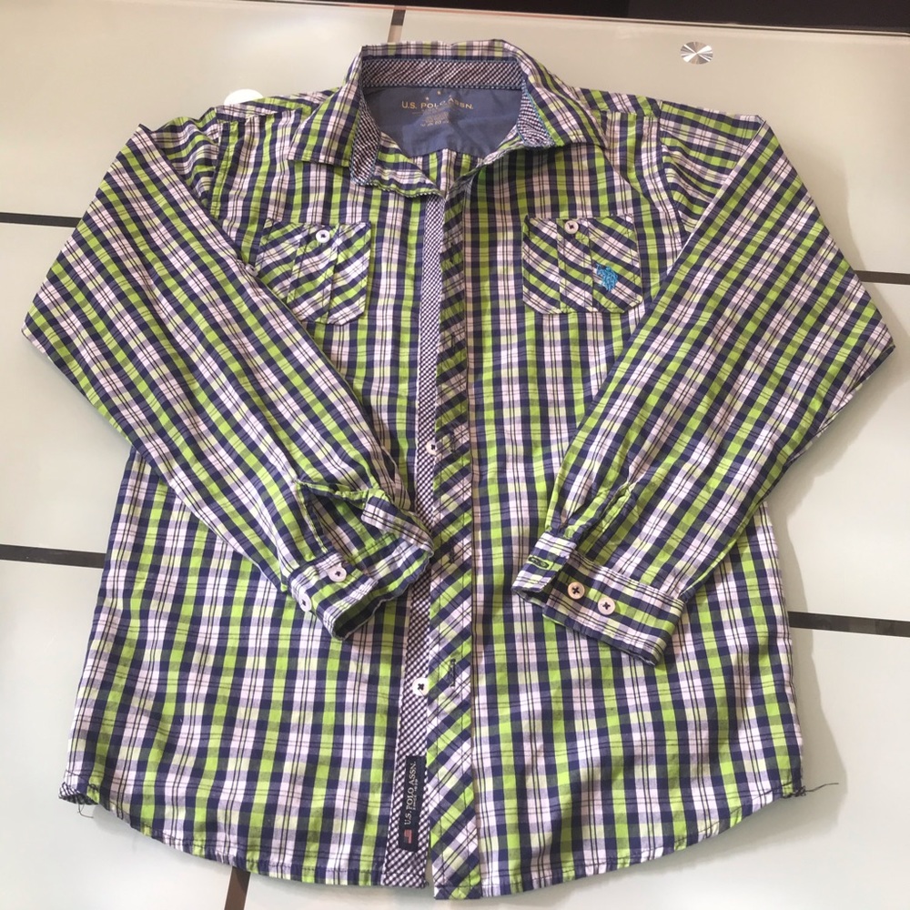 U.S. Poli Assn. button down boy’s
